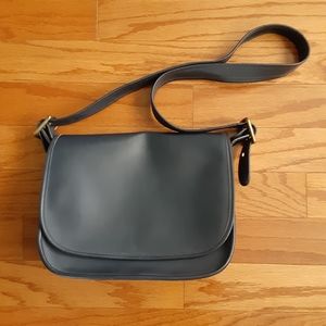 Vintage Leather Coach Crossbody Bag